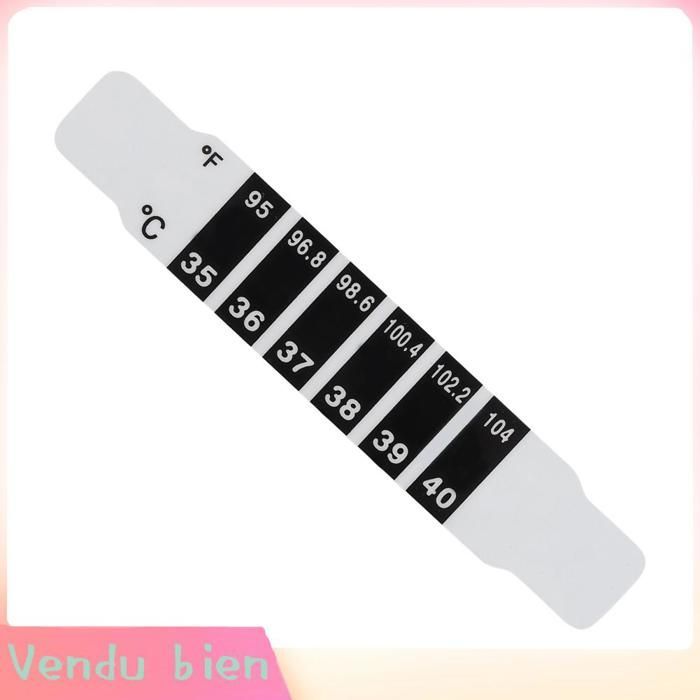 Garosa temperatuurthermometerstrips, snel afleesbare voorhoofdthermometerstrips, herbruikbaar, hygiënisch, kreukvrij