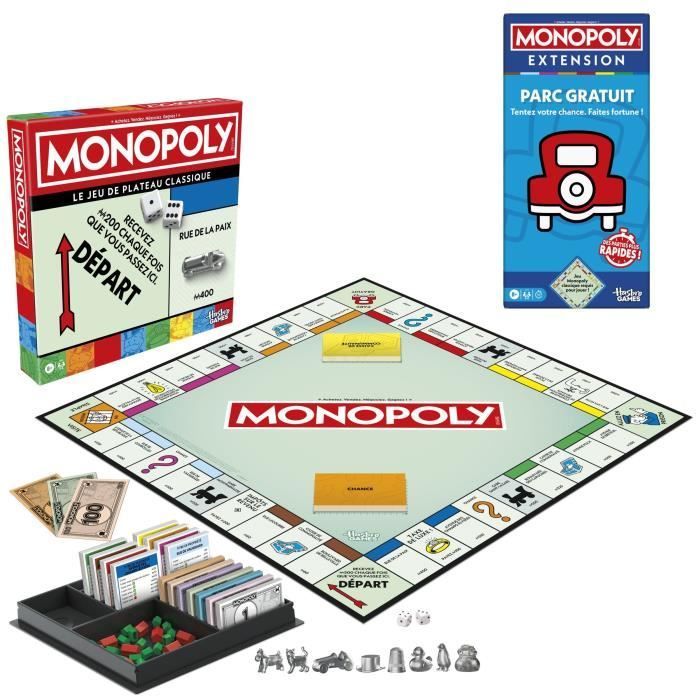 Classic Monopoly + Free Park Expansion