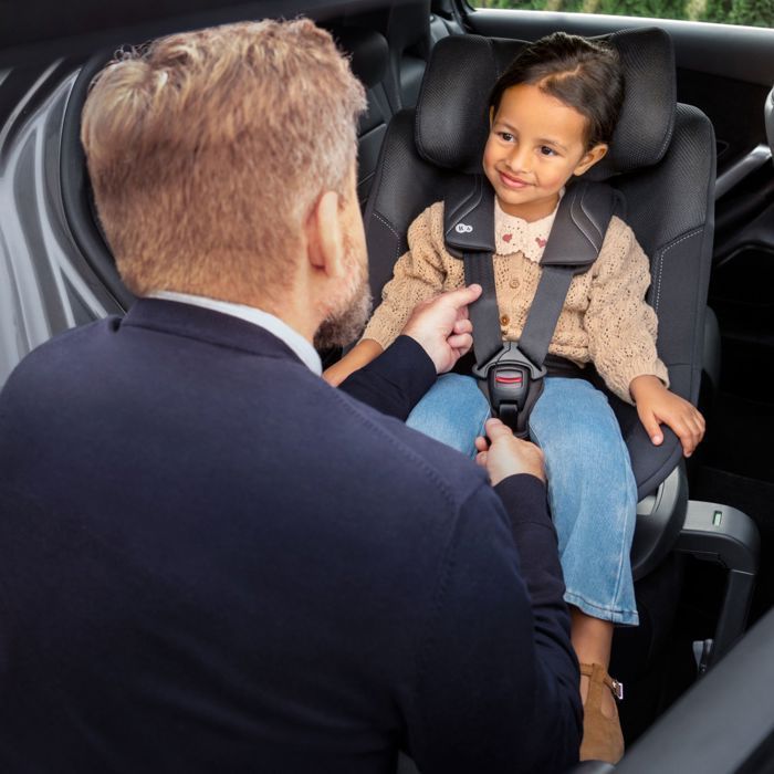 Seggiolino auto Kinderkraft I-GUARD PRO i-Size 61-105 cm, rotazione a 360°, cinture di sicurezza a 5 punti, schienale regolabile, scocca AIR SHELL, beige