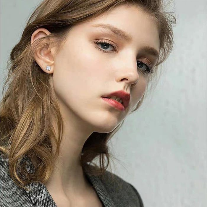 4 Pairs of Men's Magnetic Earrings, 6mm