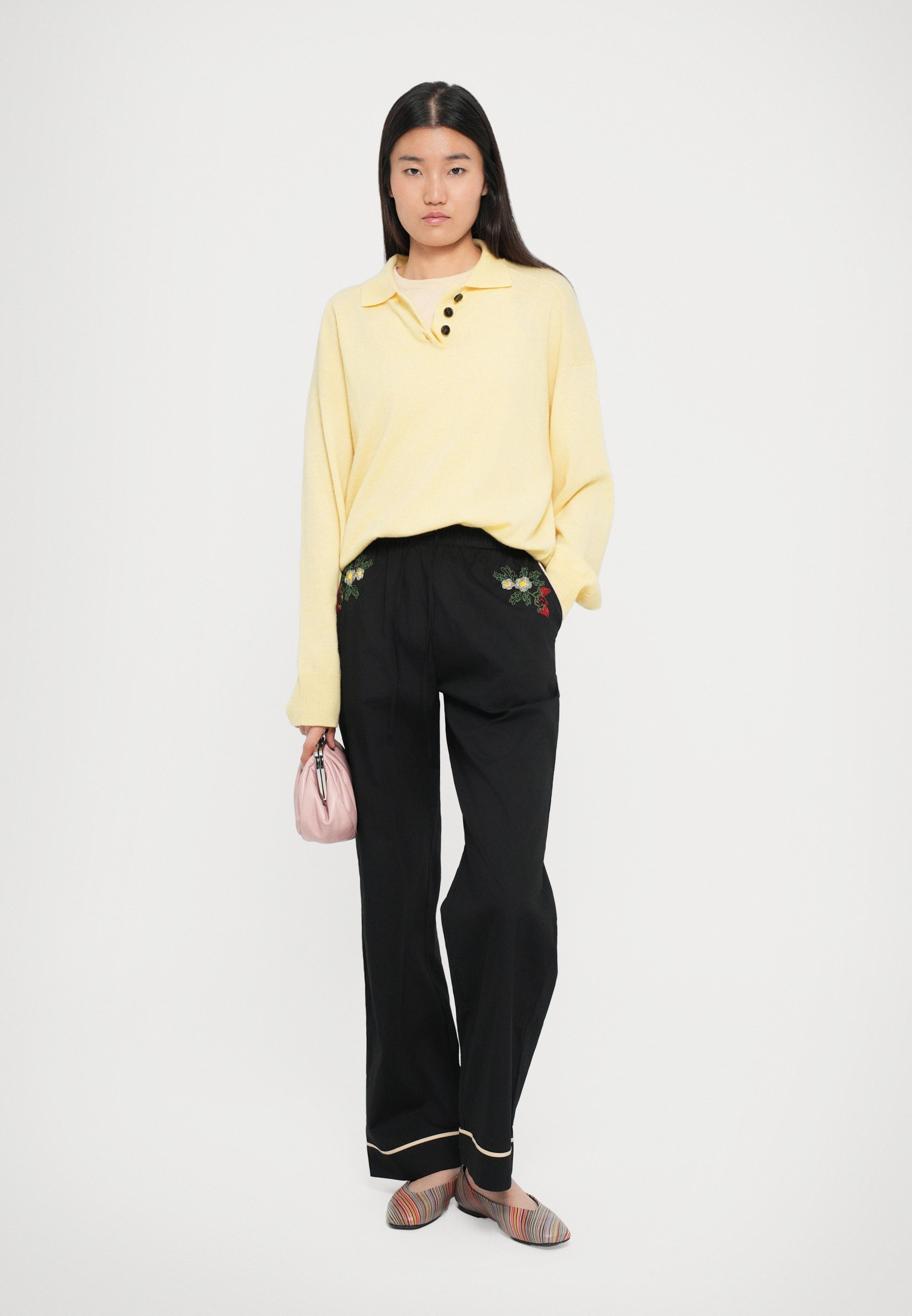 Helmstedt FIONA PANTS - Broek - zwarte schoonheid