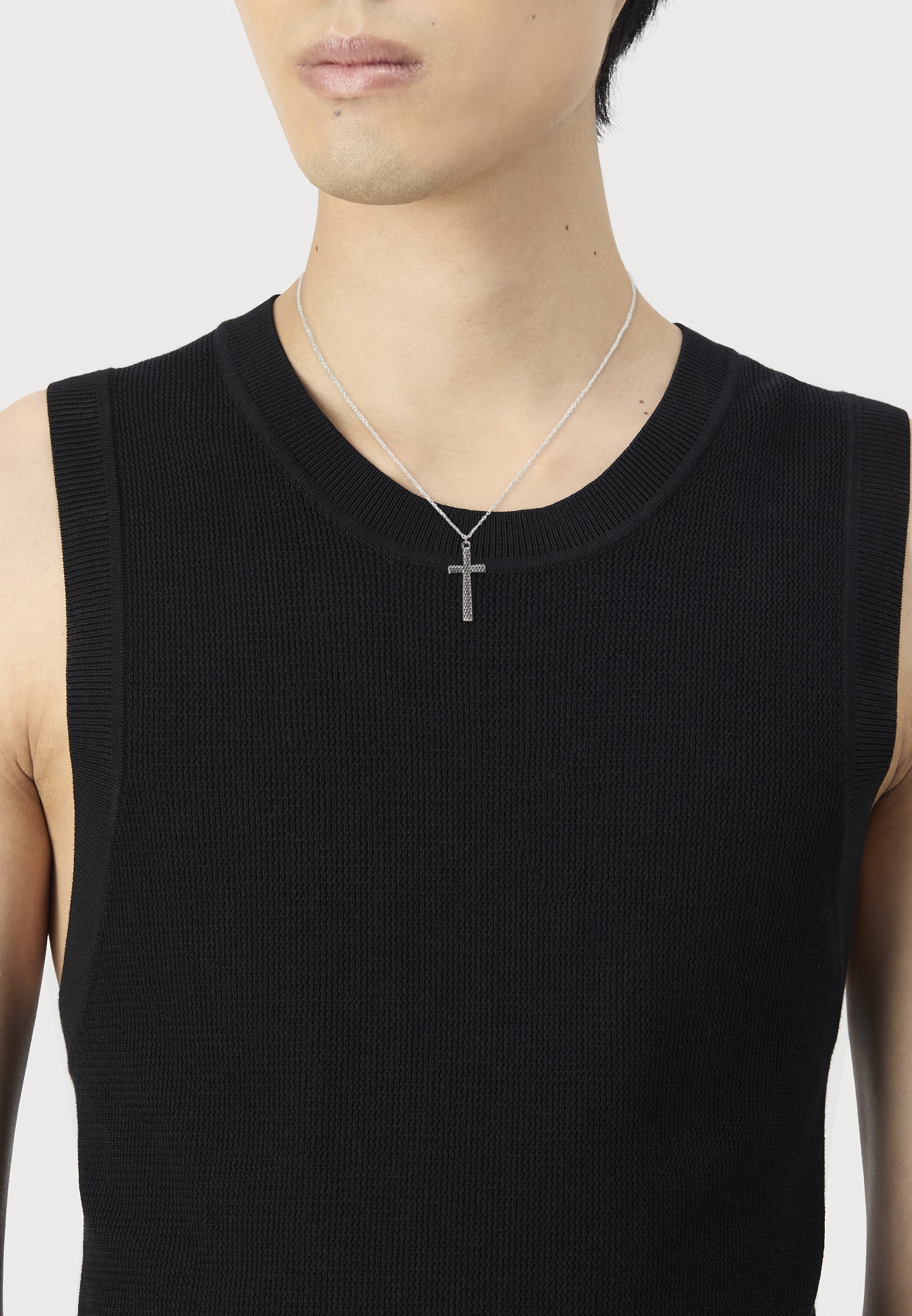 Icon Brand CROSS ROAD KETTING UNISEX - Ketting - zilverkleurig