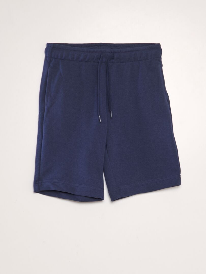 Conjunto de 2 pantalones cortos ligeros de felpa - ROJO