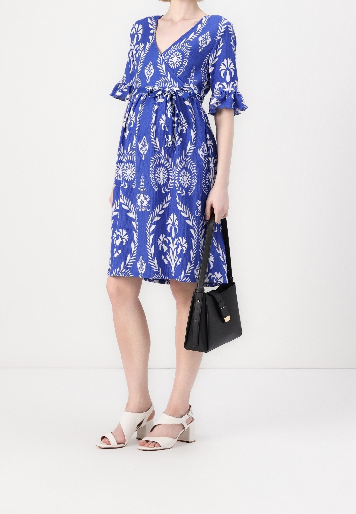 Vero Moda zwangerschapsjurk - blauw