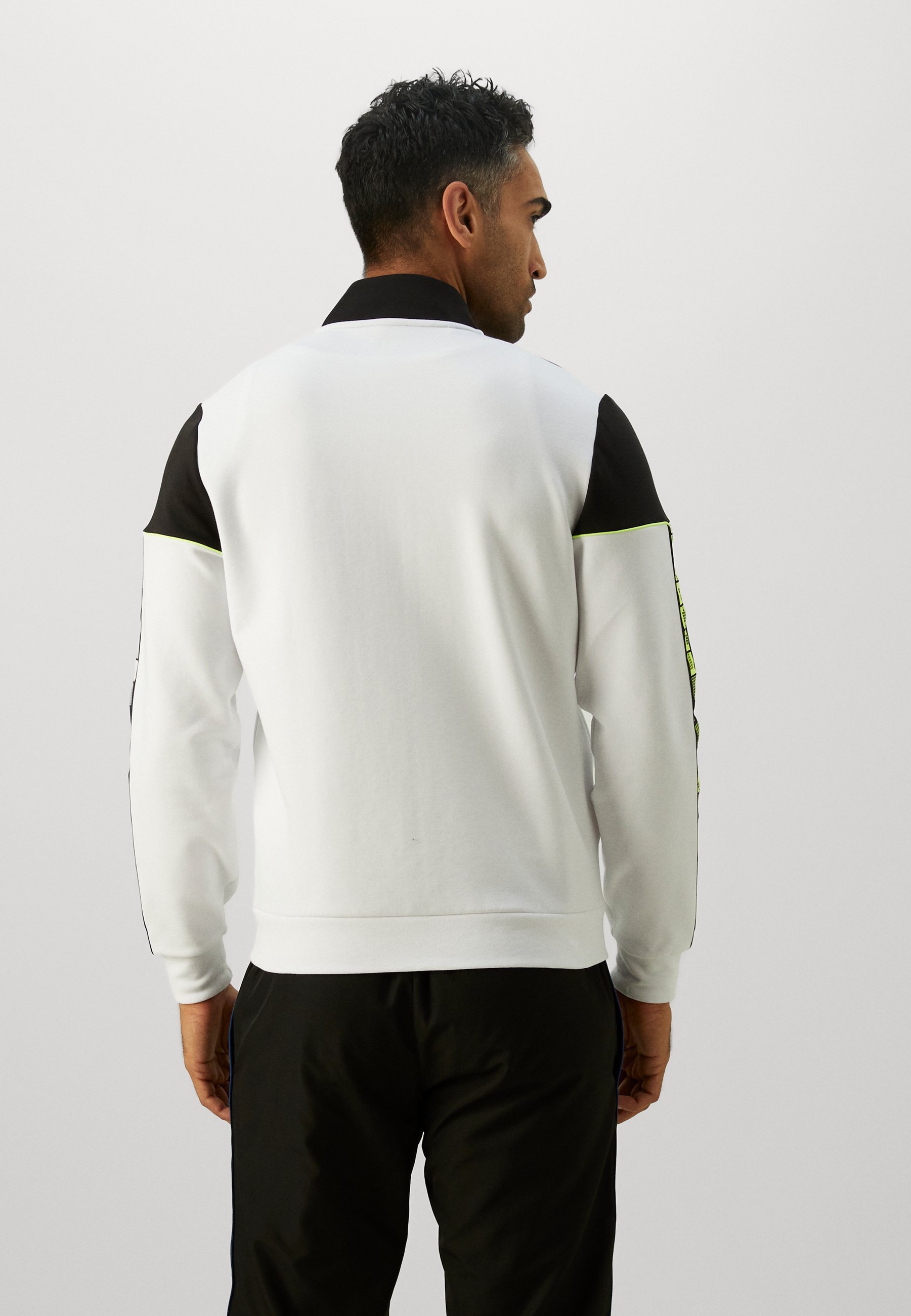 Lacoste Sport TENNISEJOPE - Lukuga dressipluus - valge/must