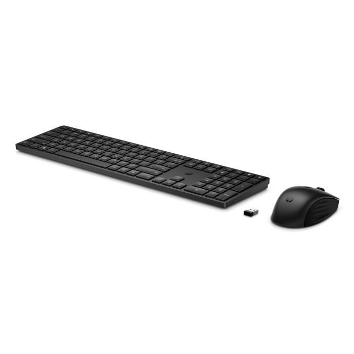 HP 650 Wireless Keyboard and Mouse Combo - AZERTY - Black