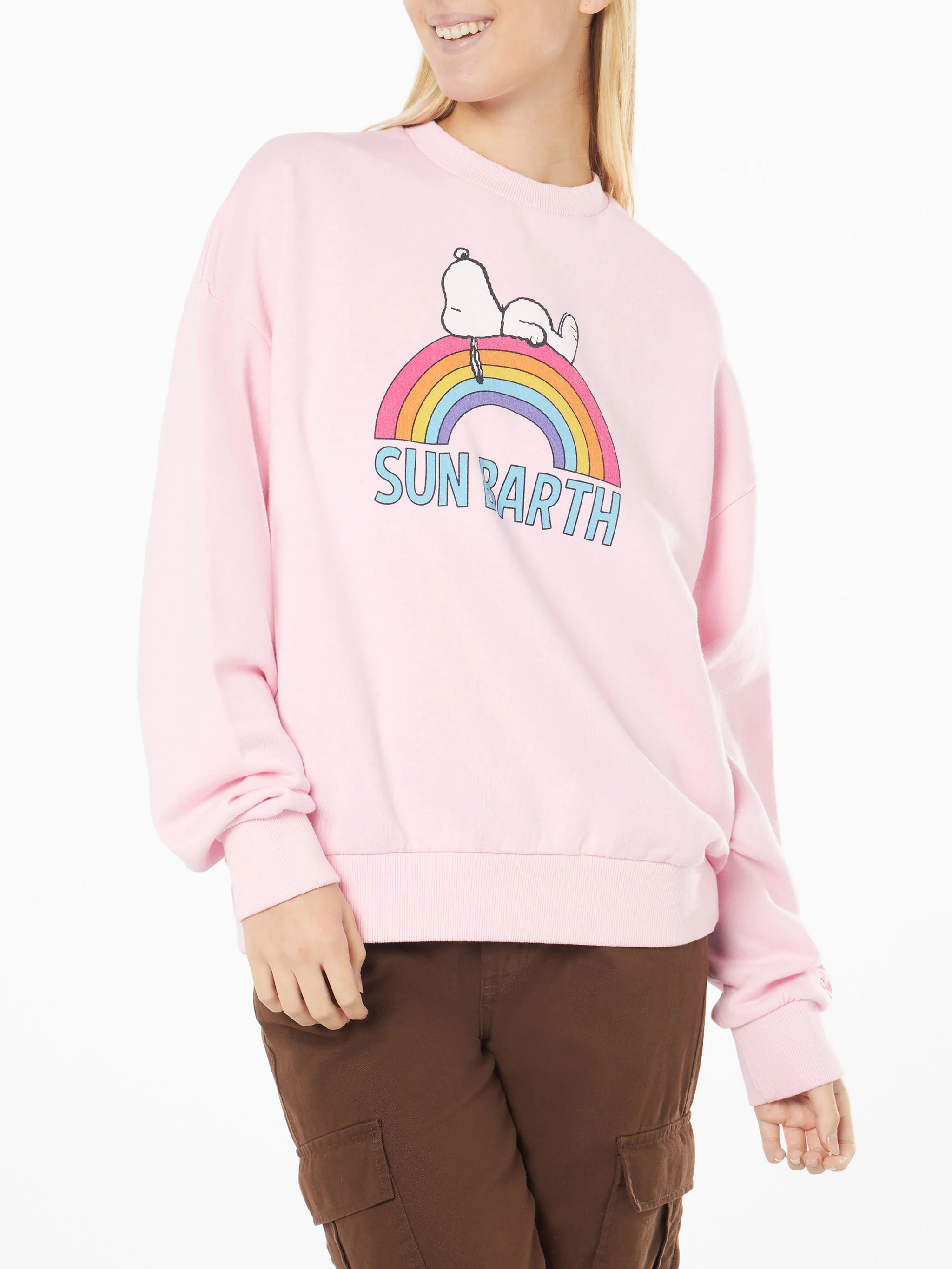 Pinkes Snoopy-Sweatshirt | Peanuts-Sonderedition