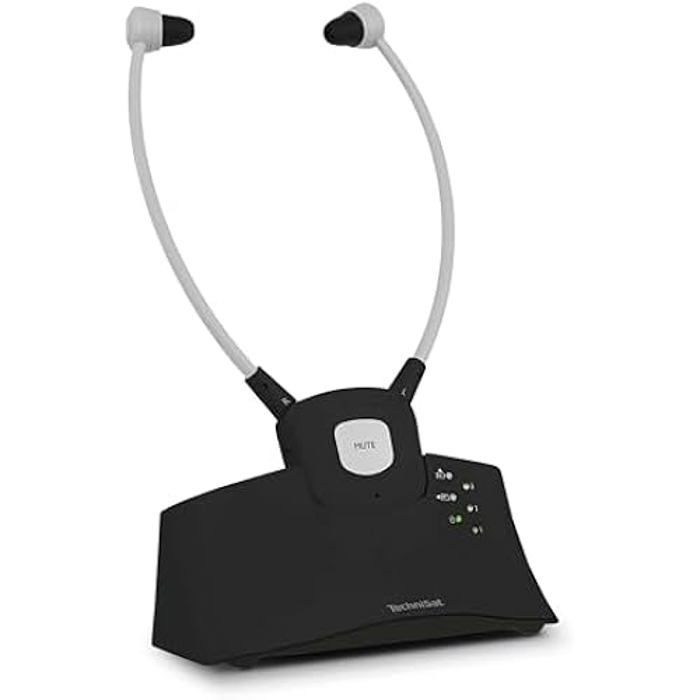 Wireless stereo headphones - TECHNISAT - STEREOMAN ISI 3 - 25m range - 2 Li-polymer batteries - Optical