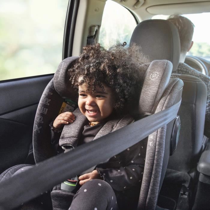 Silla de coche BABYAUTO XPERTA BLACK LINE - Desde el nacimiento hasta los 12 años - 0-36 kg - I-Size - ISOFIX - Giro de 360° - ECE R129