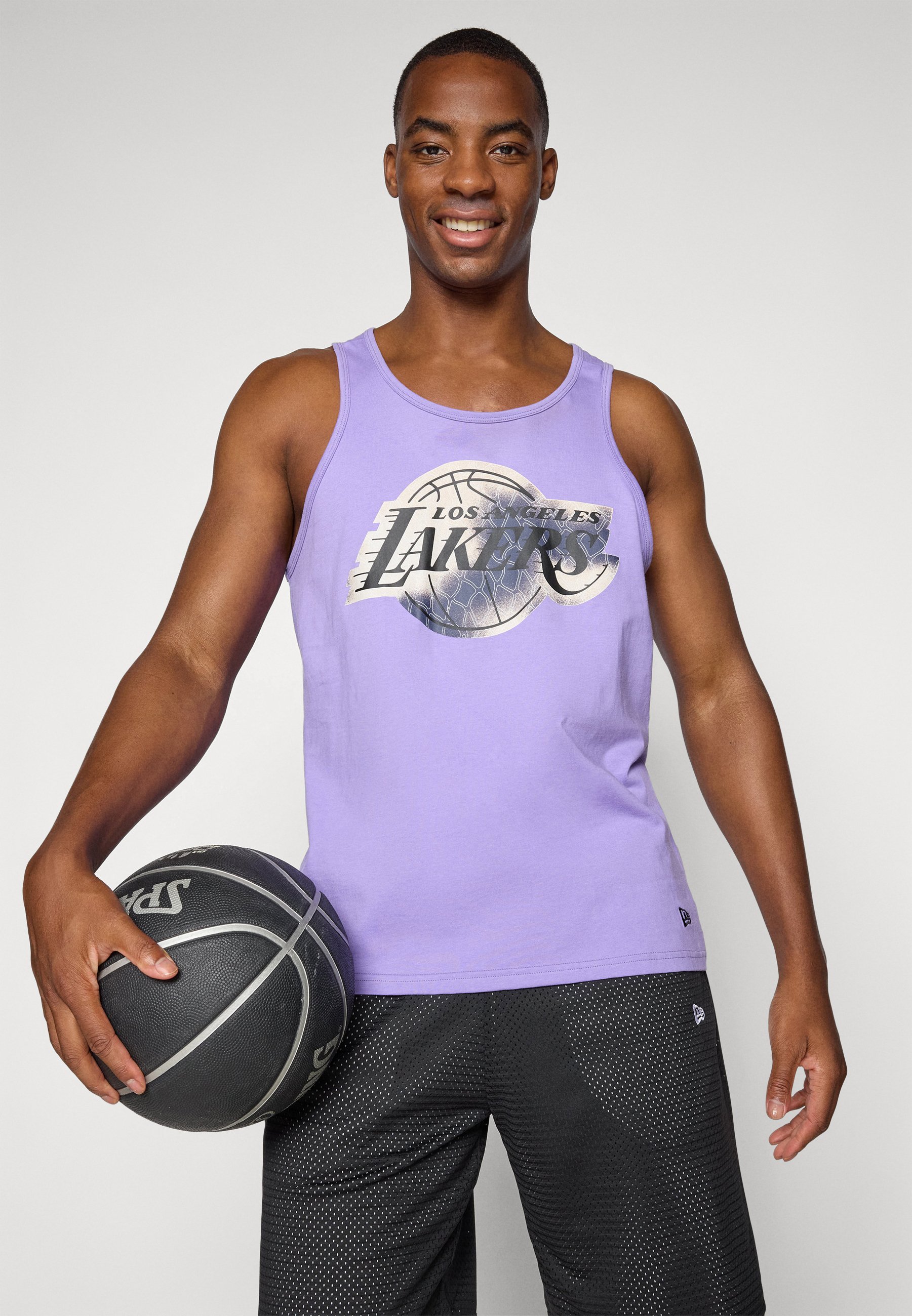 New Era NBA LOS ANGELES LAKERS FILL TANK - Klubové oblečení - lila
