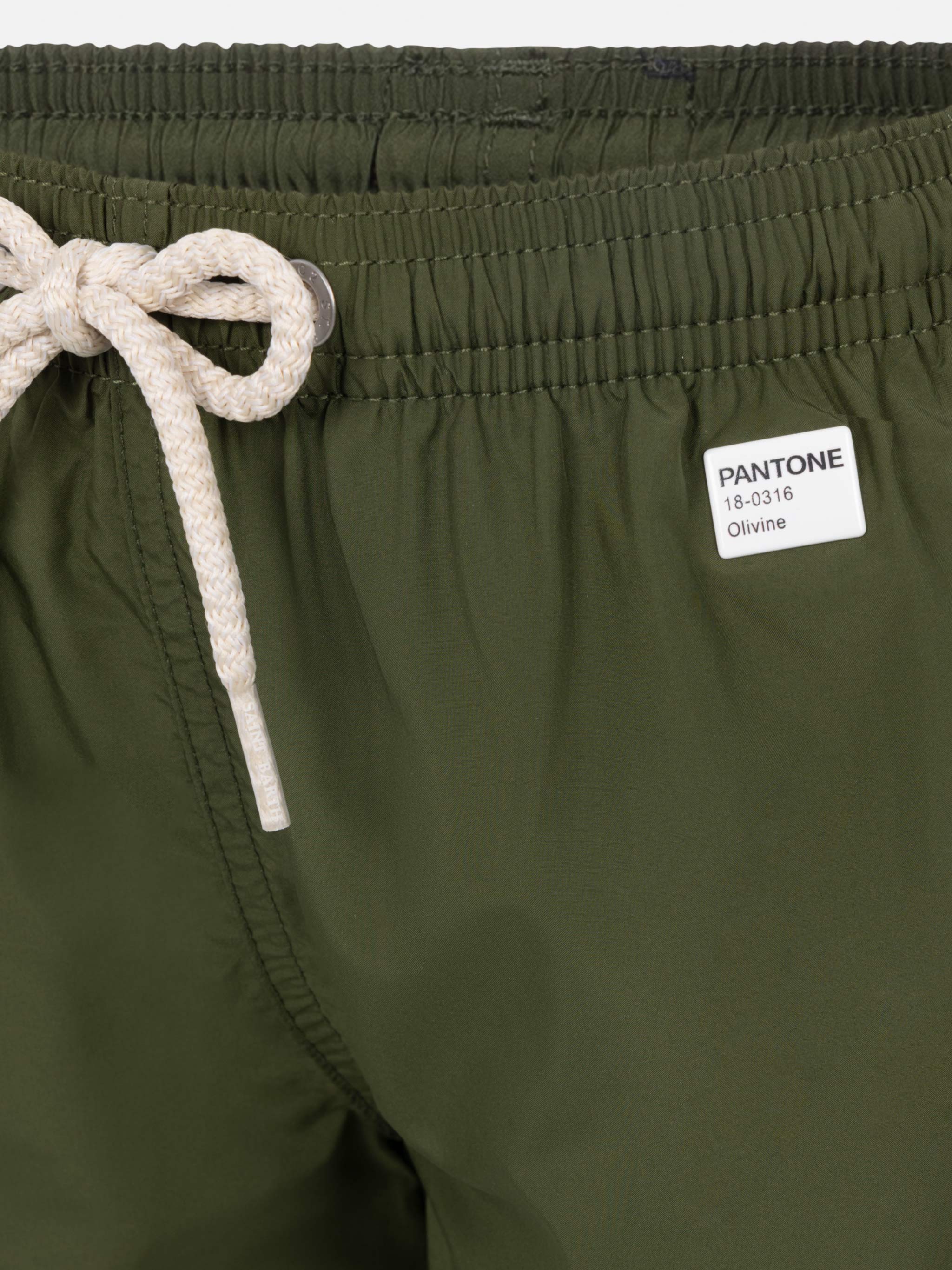 Costume mare Jean Lighting Pantone in tessuto leggero verde militare |
