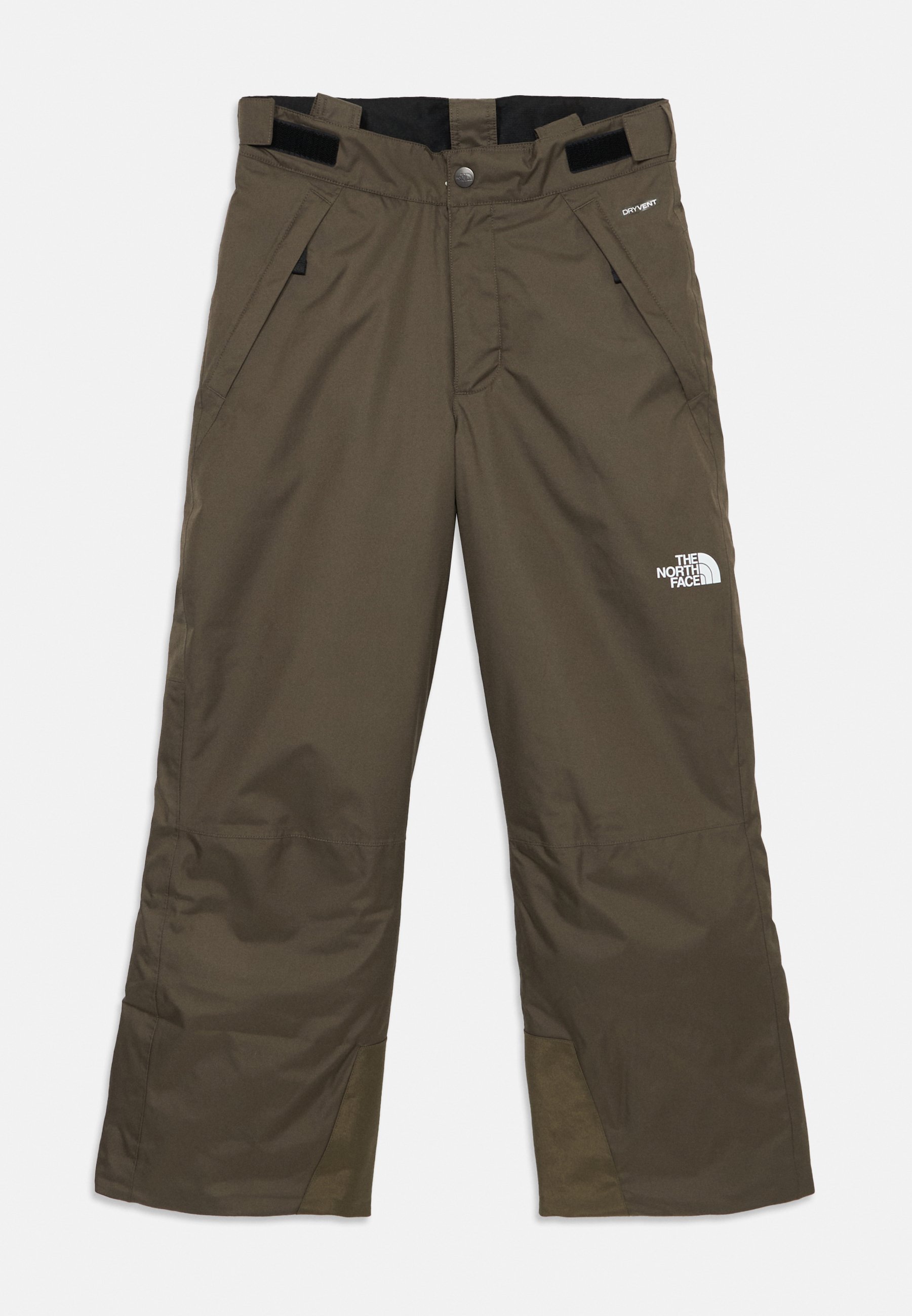 Pantalon de ski unisexe The North Face TEEN SNOWQUEST - nouveau vert taupe