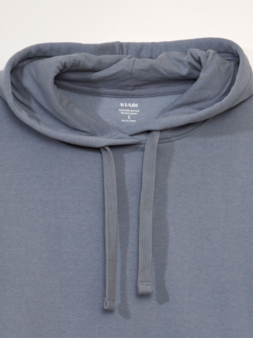 Fleece hoodie - blauw