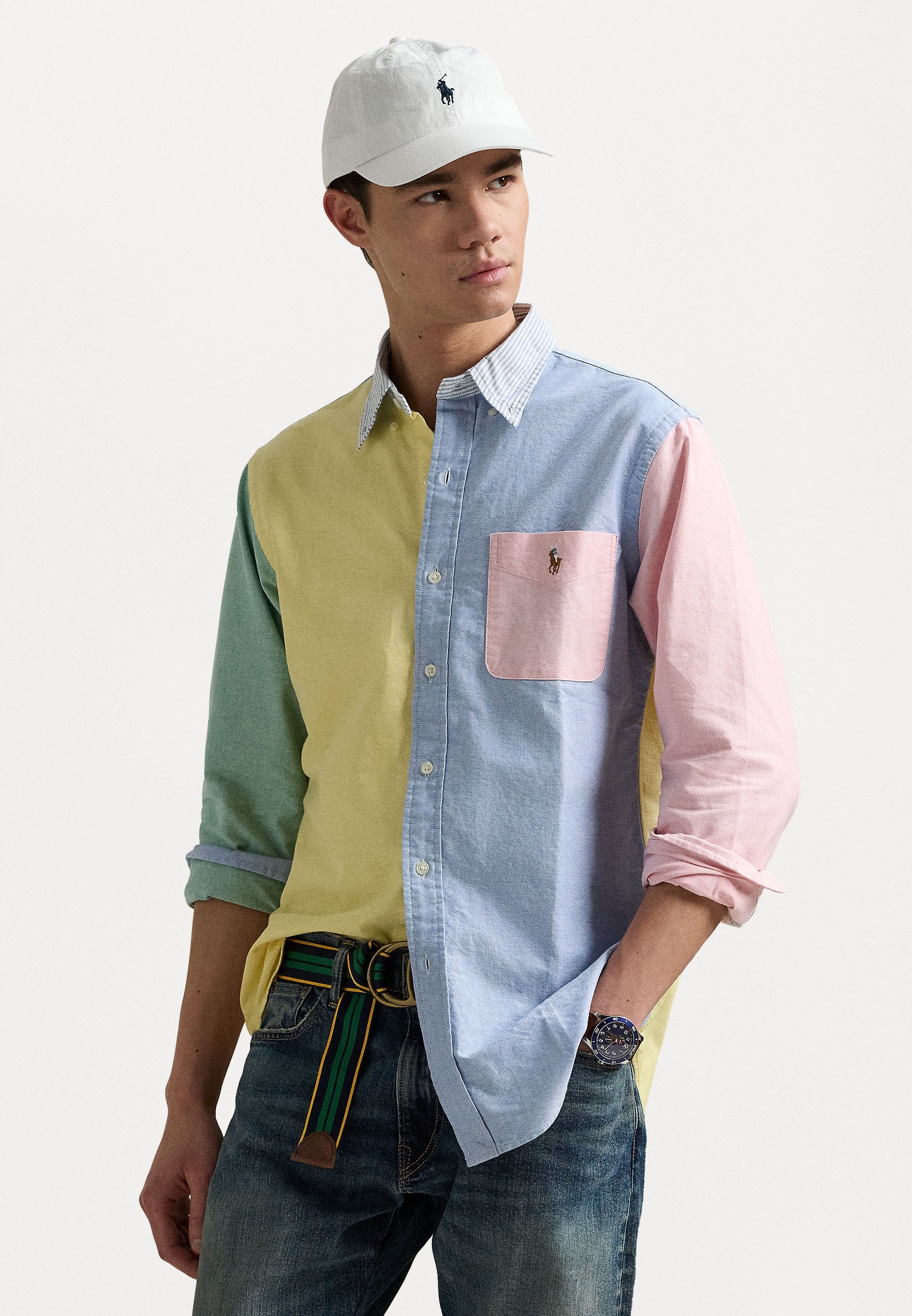 Polo Ralph Lauren CUSTOM FIT OXFORD FUN SHIRT - Shirt - meerkleurig