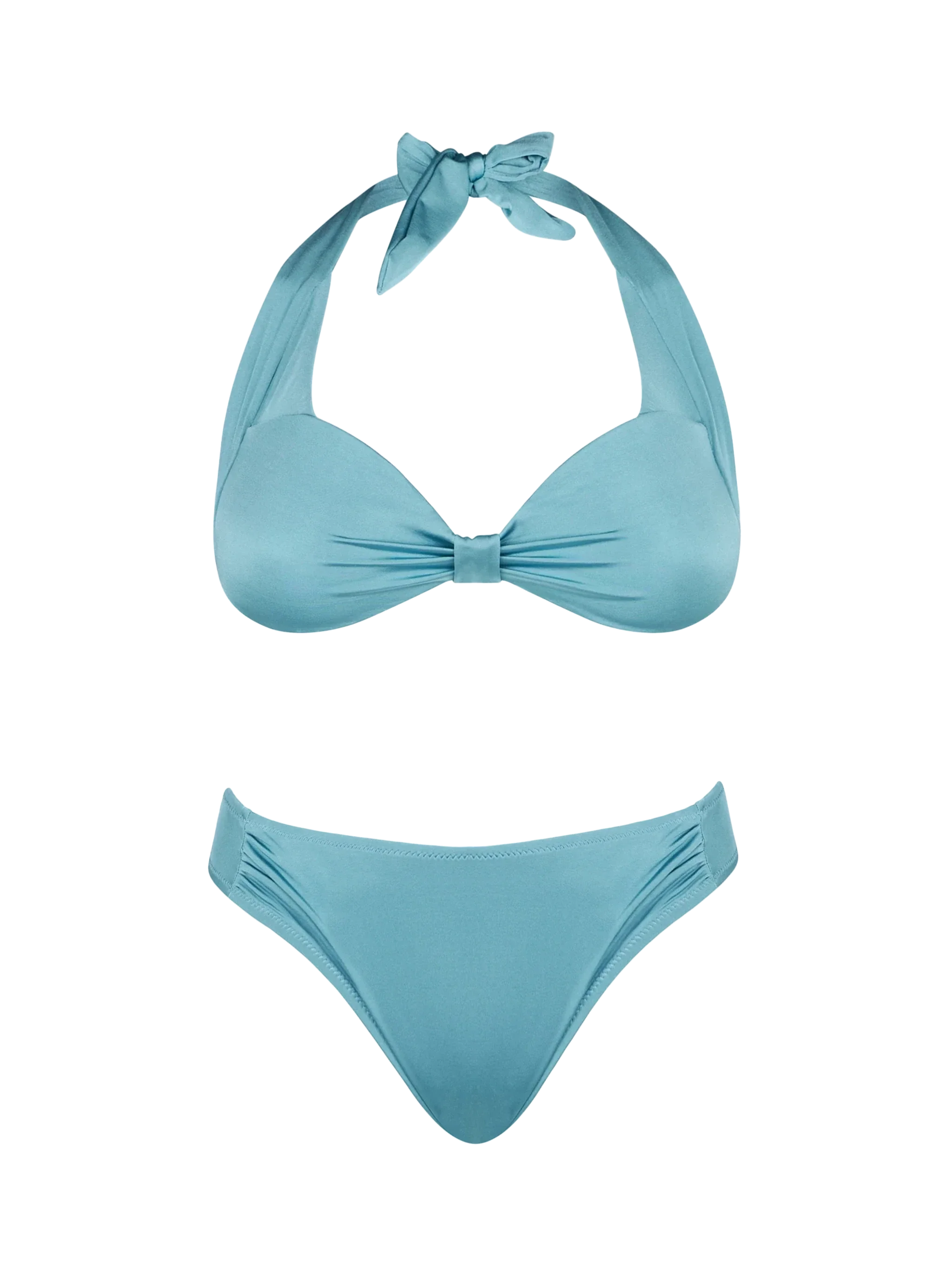Lichtblauwe bralette bikini voor dames
