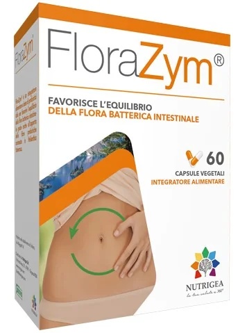 NUTRIGEA Florazym 60 plantaardige capsules voor een gezonde darmflora