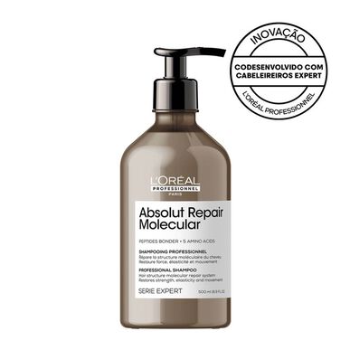 L'Oréal Professionnel Serie Expert Absolut Repair Molecular Shampoo pro poškozené vlasy 500 ml
