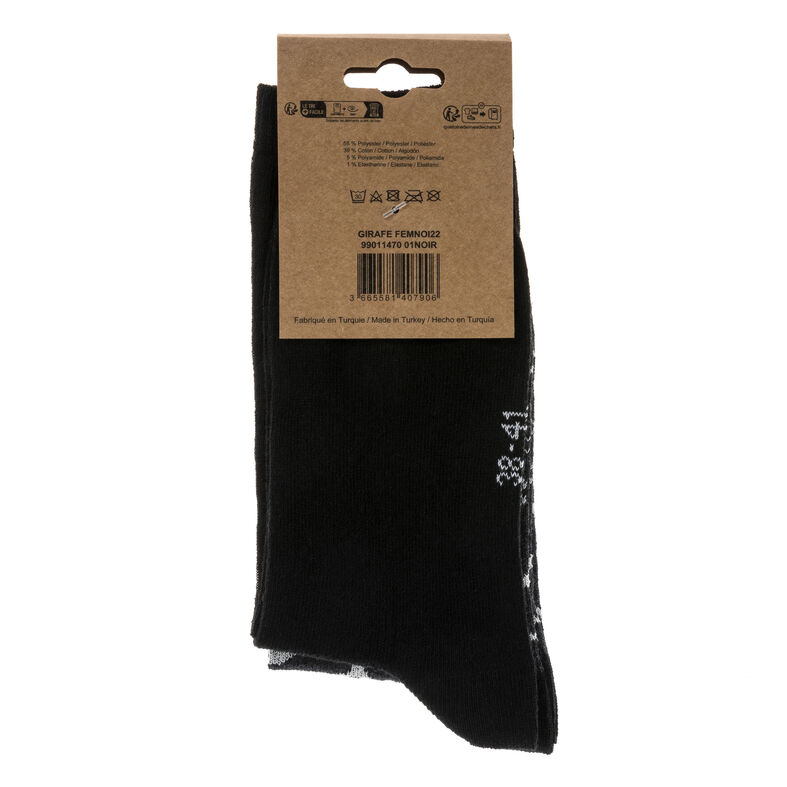 Calcetines y medias negras para mujer