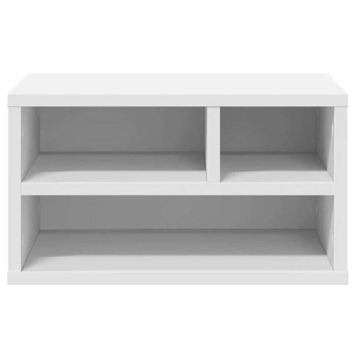 Soporte blanco para impresora de madera de ingeniería, 40x32x22,5 cm.
