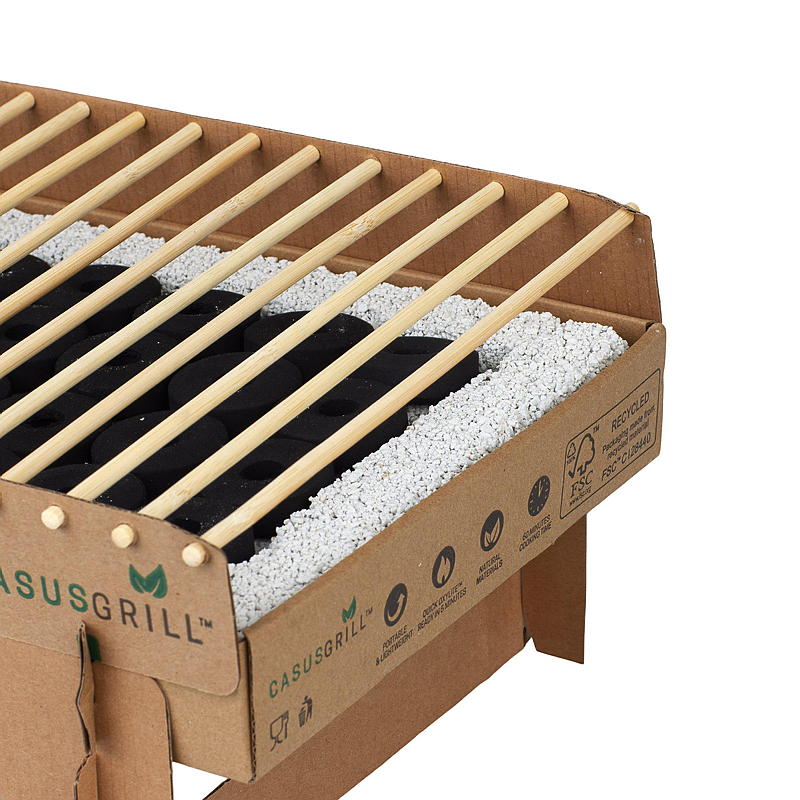 Parrilla desechable 100% biodegradable