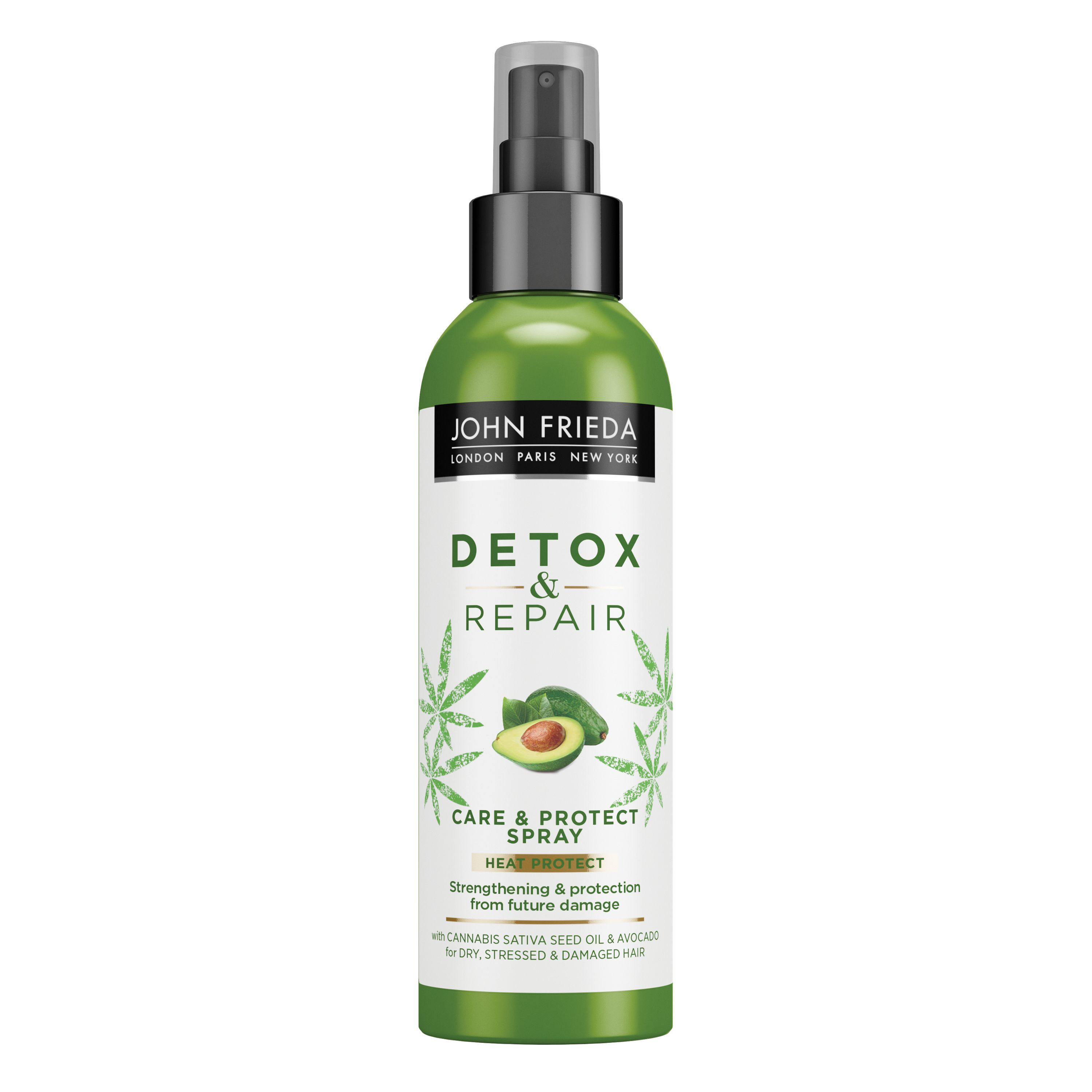 Méregtelenítő és regeneráló Cannabis Sativa magolaj ápoló és védő spray 250 ml - John Frieda