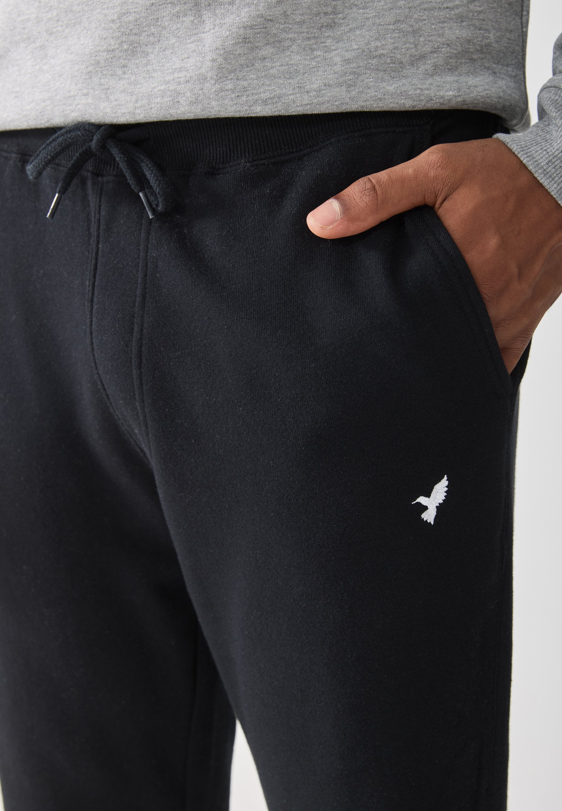 Confezione da 2 pantaloni della tuta Pier One - nero/grigio chiaro