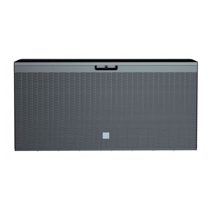 Coffre de rangement de jardin 2 en 1 290L anthracite Rato Plus Prosperplast
