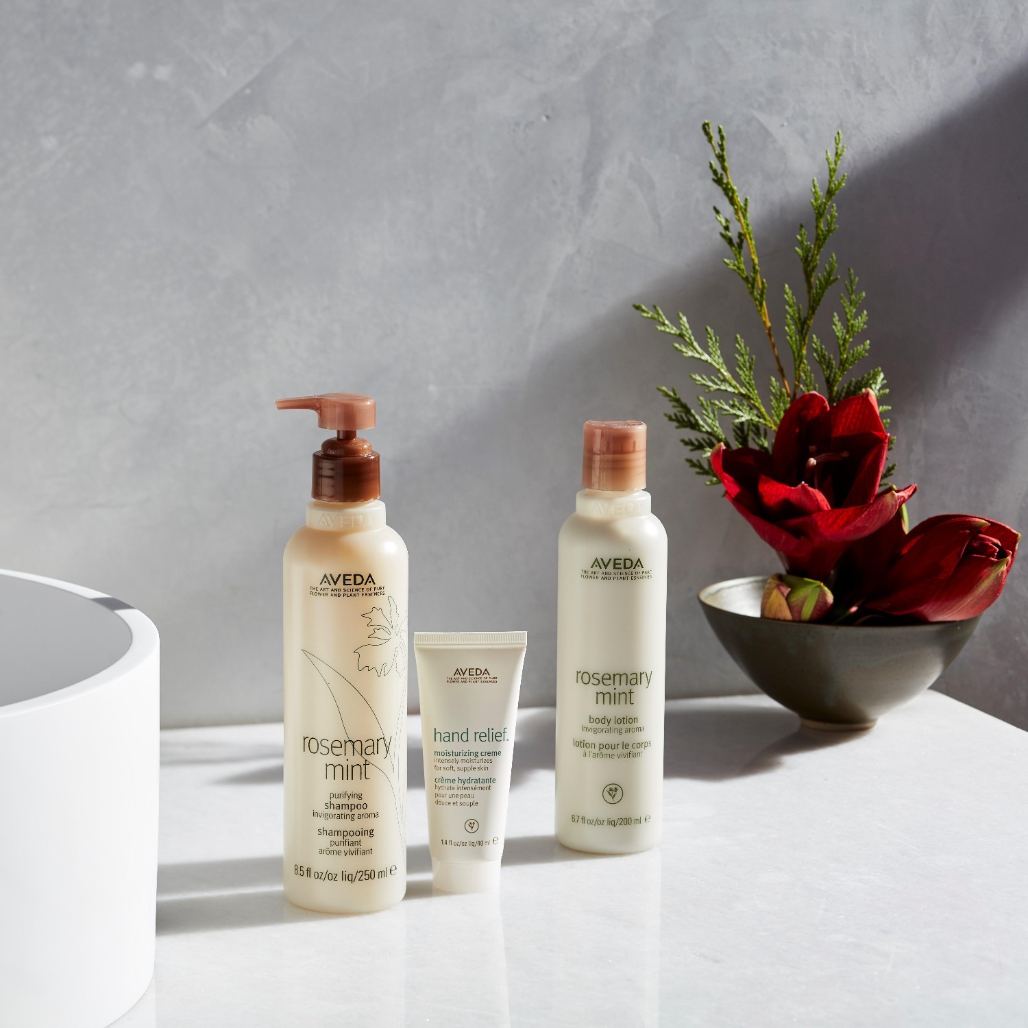 Aveda rozmarīna-piparmētru ķermeņa losjons - 200 ml
