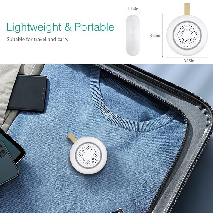 White Noise Machine with Night Light, 30 Soothing Sounds, 3 Night Light Levels, Volume Control, Timer
