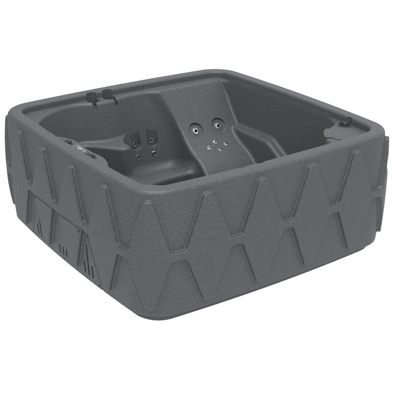AquaRest Spas Premium 500 -viiden hengen lepotuoli, plug and play -toiminto, 29 ruostumattomasta teräksestä valmistettua suutinta, otsoni ja LED-vesiputous
