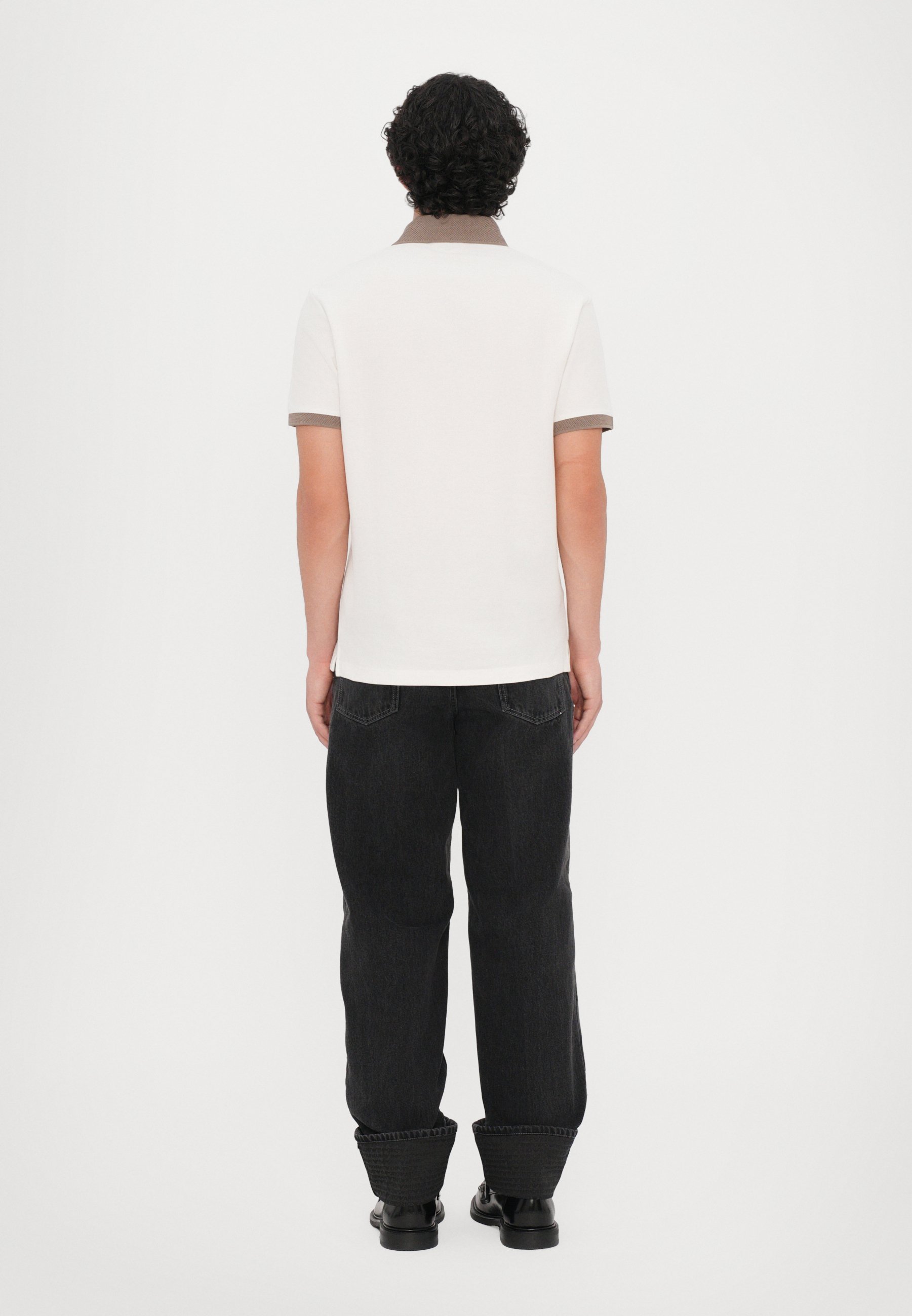Polo Emporio Armani - Blanc neige