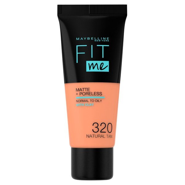 Maybelline New York Fit Me Matte & Poreless 320 Natural Tan tekući puder