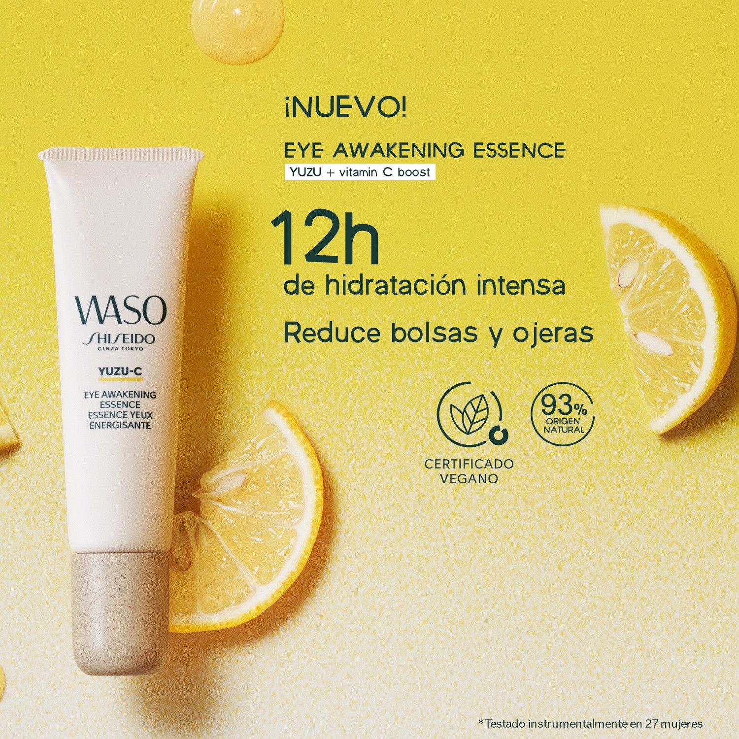 „Waso Yuzu-C Eye Awakening Essence“ Prabangi akių kontūro priemonė