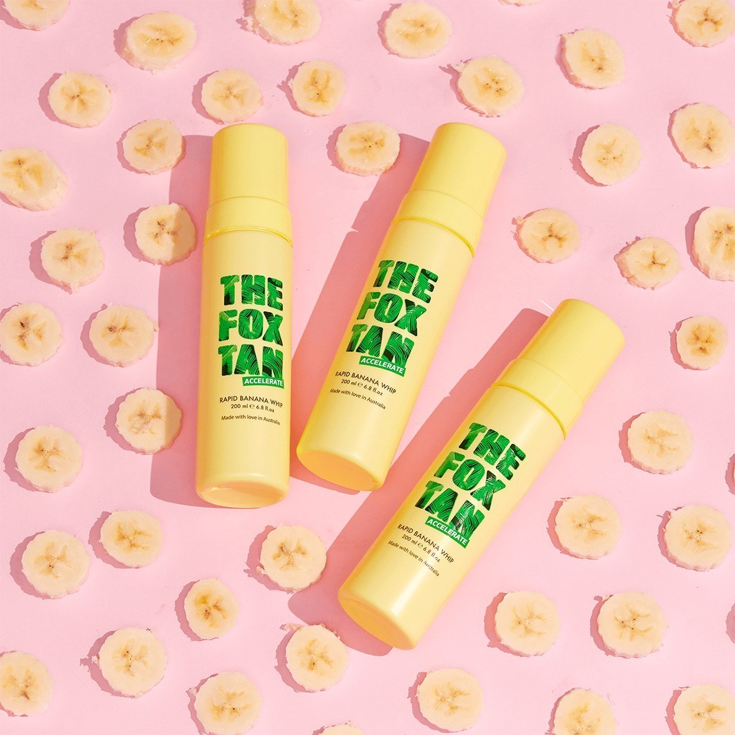 THE FOX TAN greito savaiminio įdegio priemonė su bananų kvapu, 200 ml