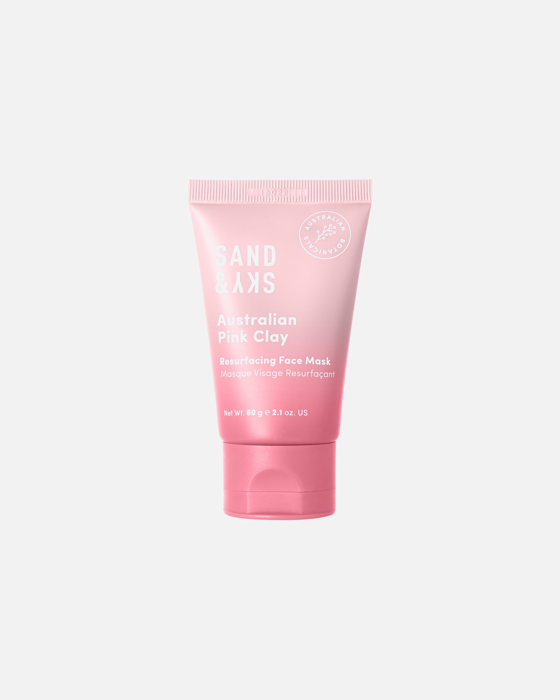 Maschera viso all'argilla rosa australiana Sand & Sky per il rinnovamento della pelle - 80 g