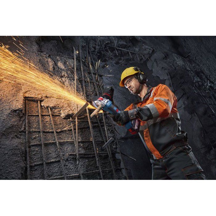 BOSCH PROFESSIONAL Cordless Angle Grinder - GWX 18V-11 PS - 18V - 125mm - With X-LOCK