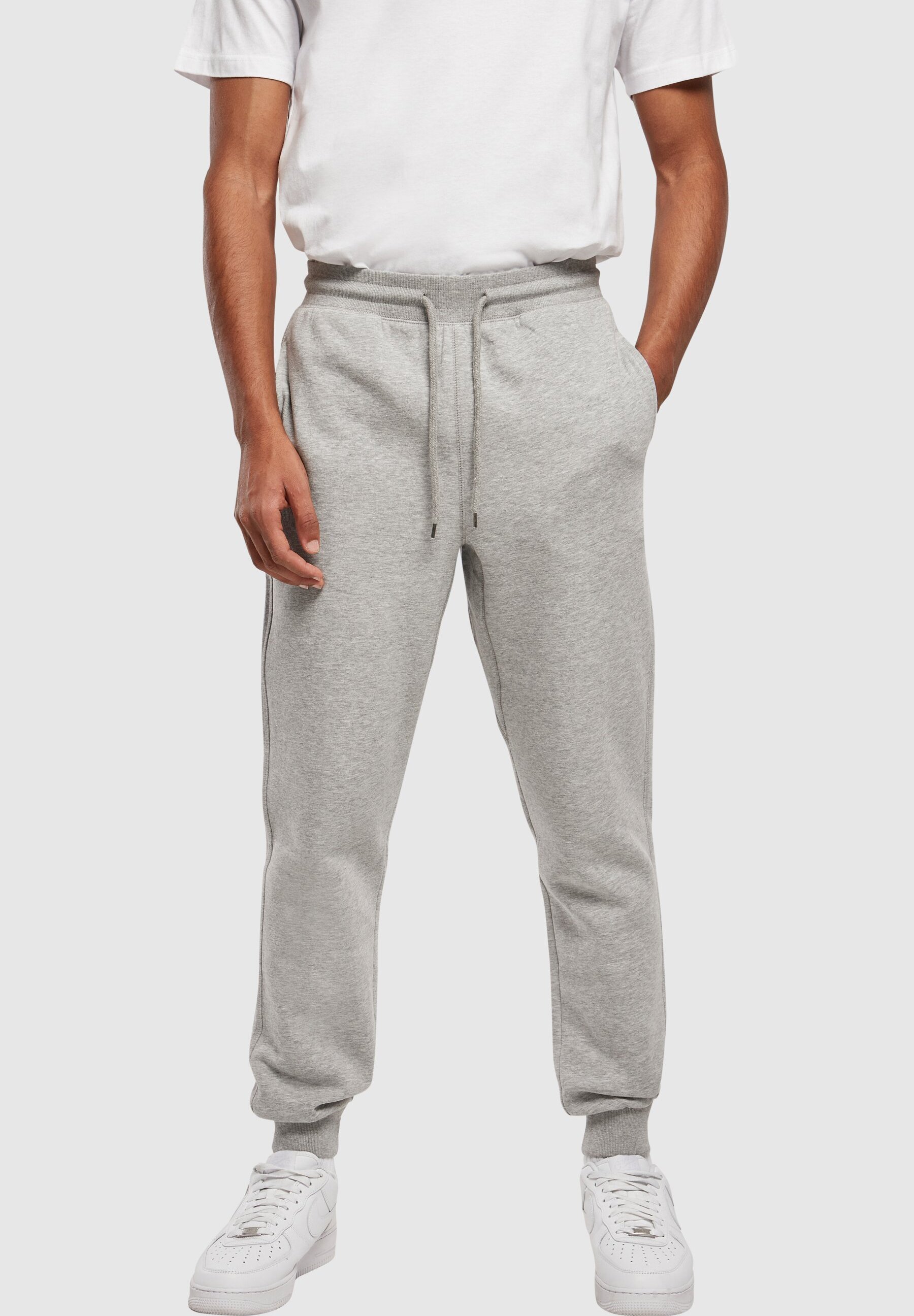 Urban Classics Basic-Sweatpants – Trainingshose – heller Asphalt