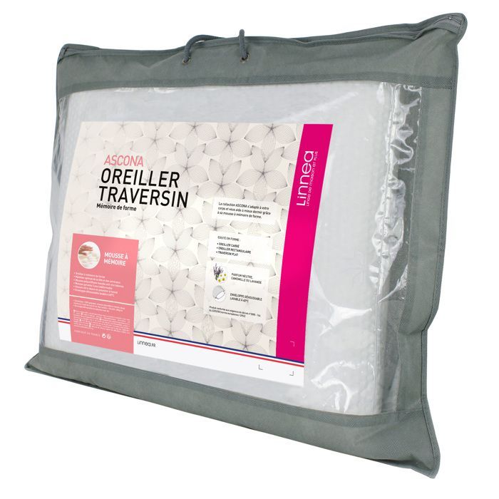 Cuscino ASCONA in memory foam viscoelastico 60x60 cm