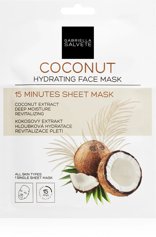Máscara facial hidratante de coco Gabriella Salvete