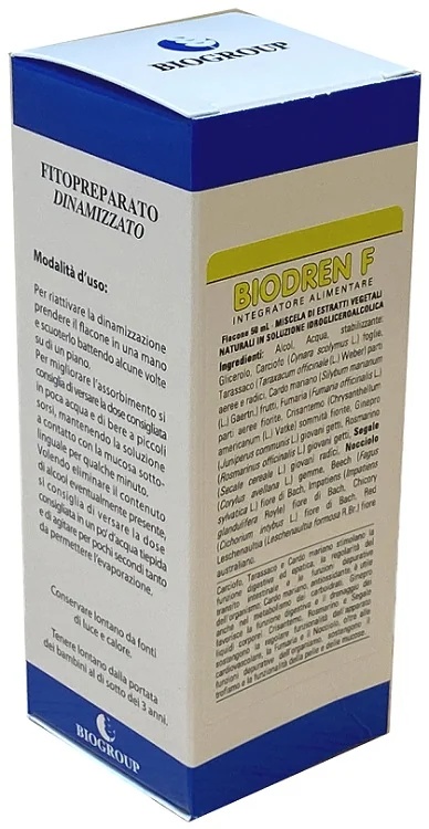 BIODREN Biodren F Complément alimentaire naturel pour le foie 50 ml