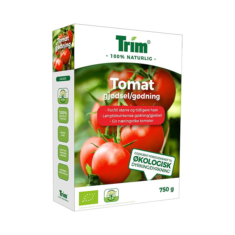 Trim-tomaattilannoite 750 g, Trim 100 % luonnollinen