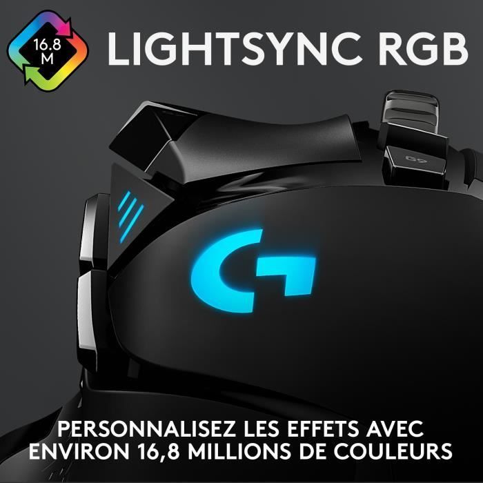 Gamingmuis - Bedraad - Logitech G - G502 Hero - Zwart