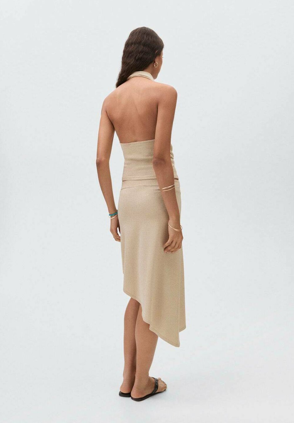 Mango Kids ASYMMETRICAL KID - Jupe trapèze - beige