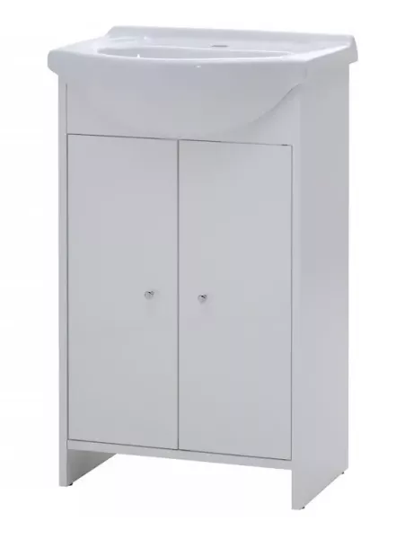 Astor Szafka Z Umywalką 50 cm Zes Biały Połysk