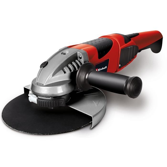 Einhell Meuleuse d'angle Ø230mm TE-AG 230/2000 (2000 W, Capot de protection, Poignée ergonomique) Livré avec poignée supplémentaire