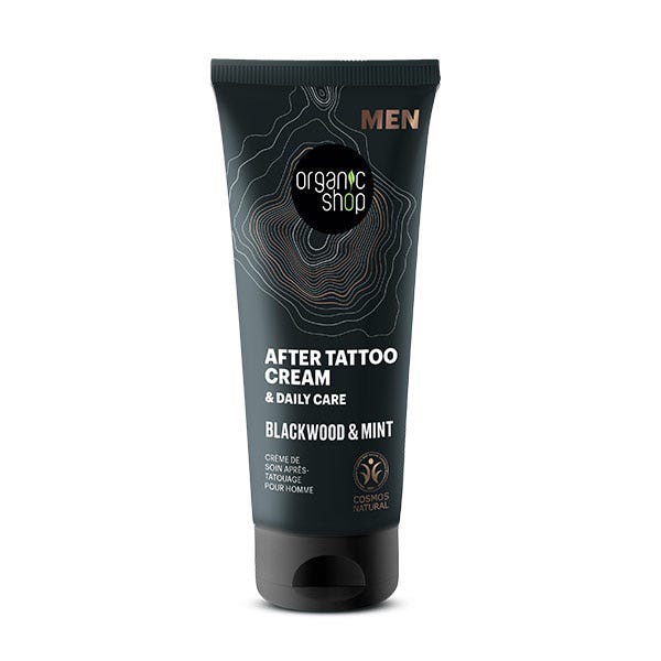 Cremă după tatuaj cu lemn negru și mentă | 75 ml
