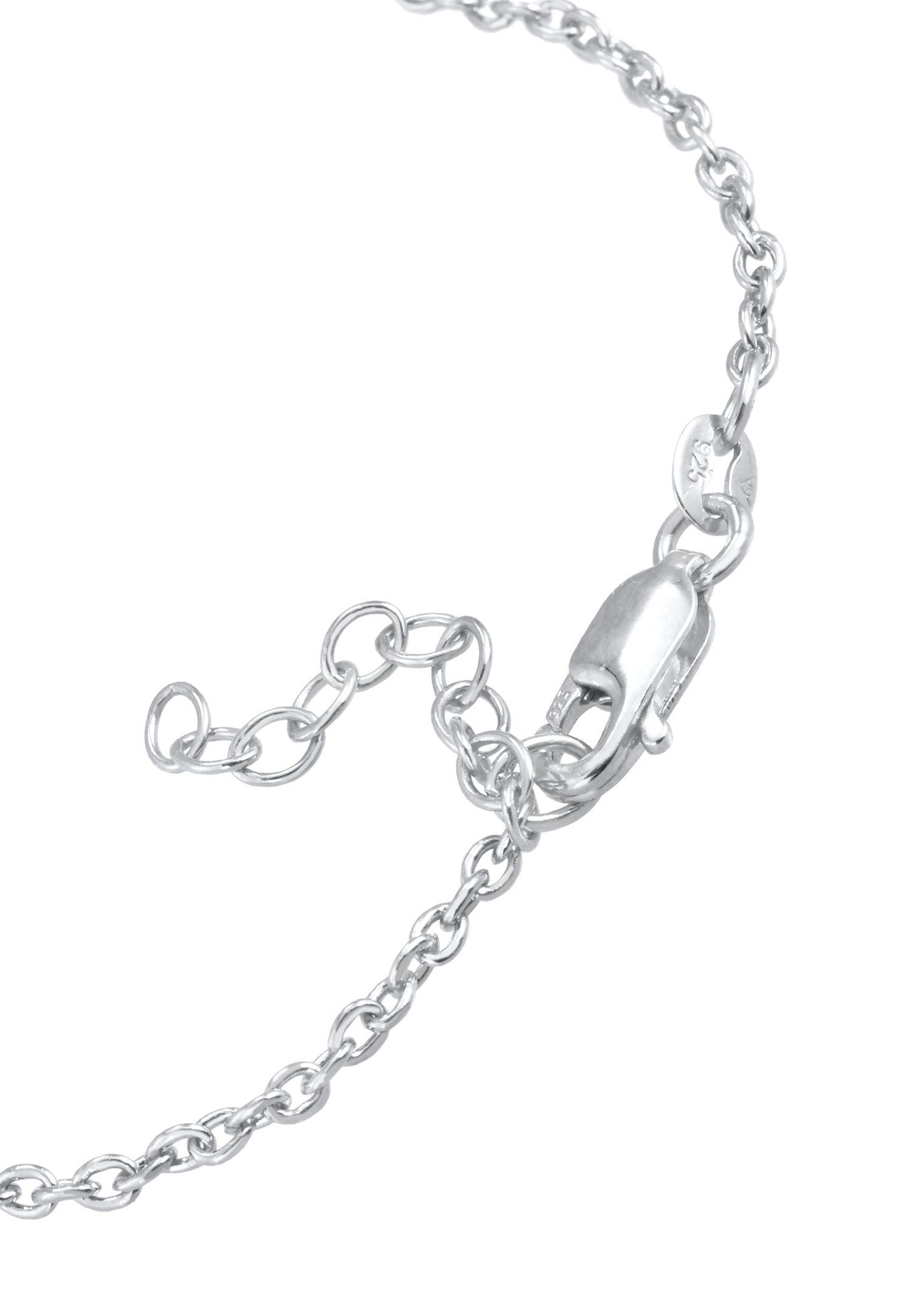 Elli DIAMONDS Salière-poivrière solitaire filigrane pour femme avec diamant (0,11 ct.) ajustable en argent sterling 925
