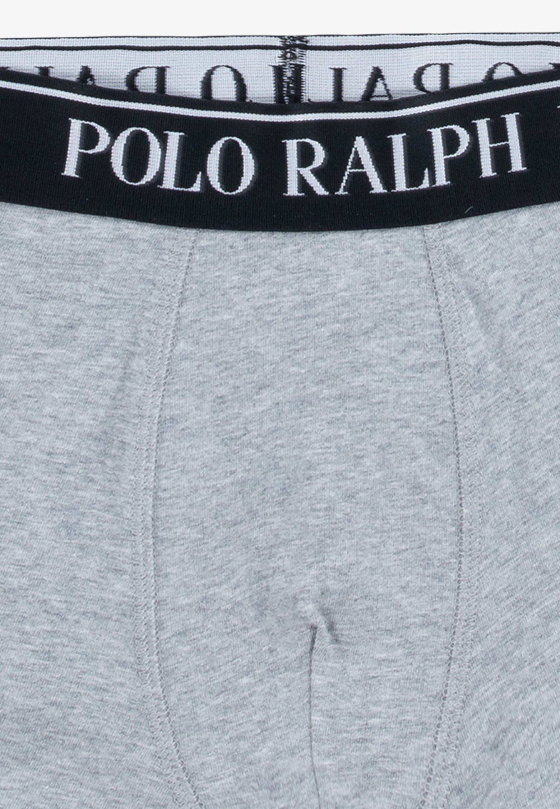 Lot de 3 slips stretch Polo Ralph Lauren - Noir/Gris chiné