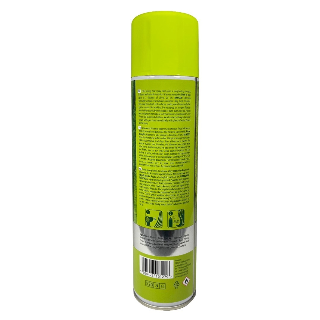 Lotion fixatrice Wellness, laque sèche pour une tenue professionnelle et extra forte – 400 ml