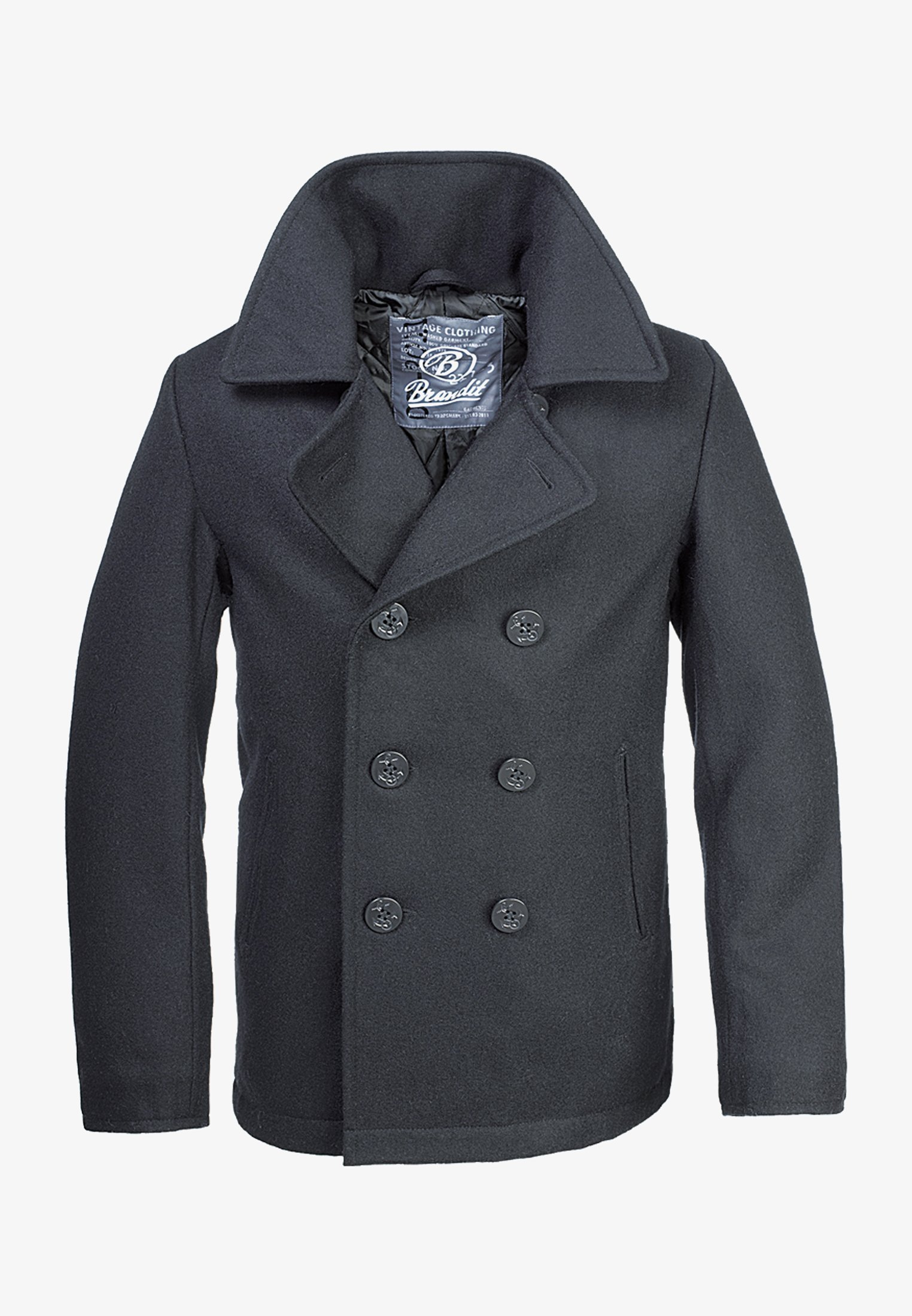 Brandit PEA COAT - Giacca leggera - blu navy